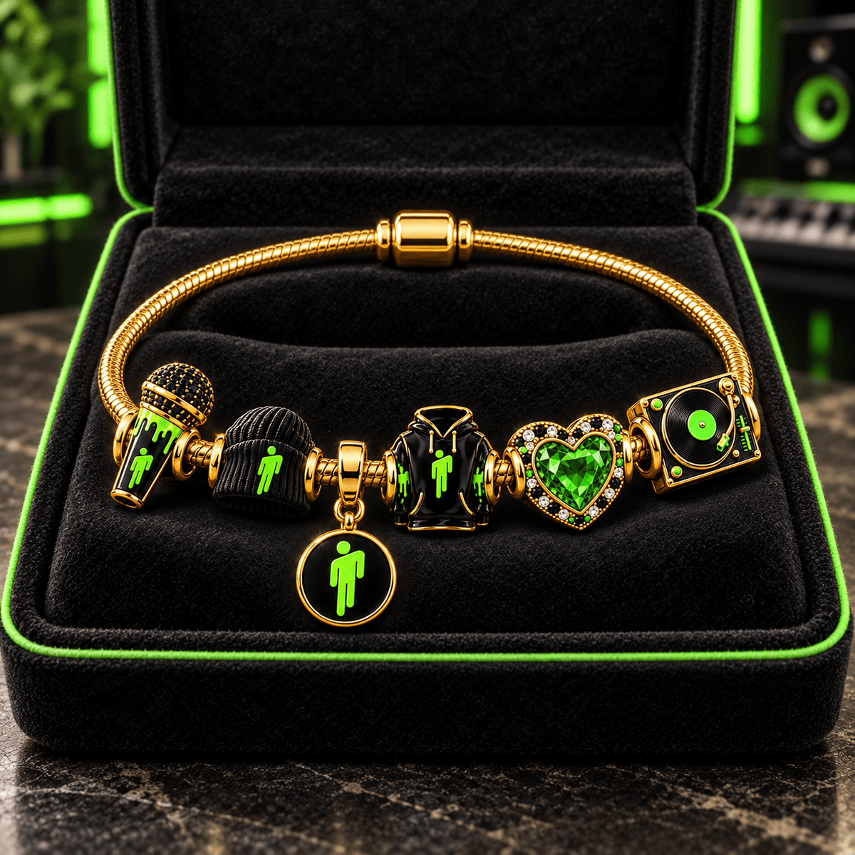 BLE Gold Charm Set PNPA
